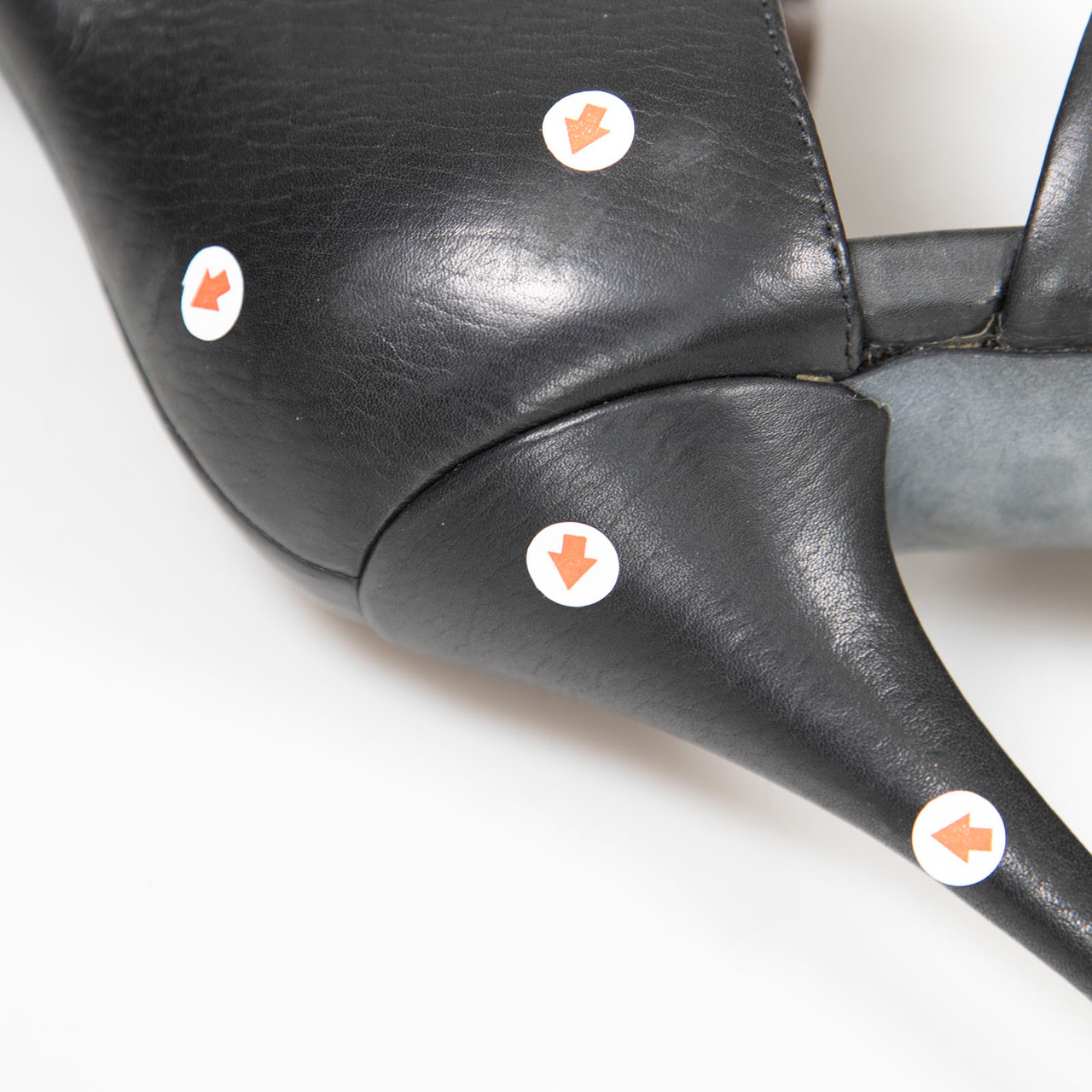 Lanvin Black Leather Cutout Ankle Boots