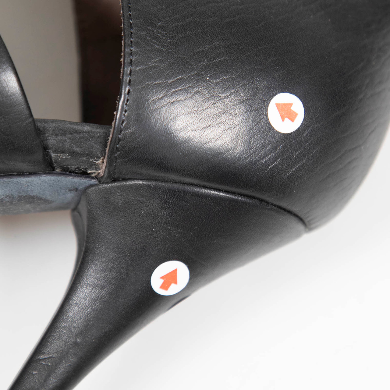 Lanvin Black Leather Cutout Ankle Boots