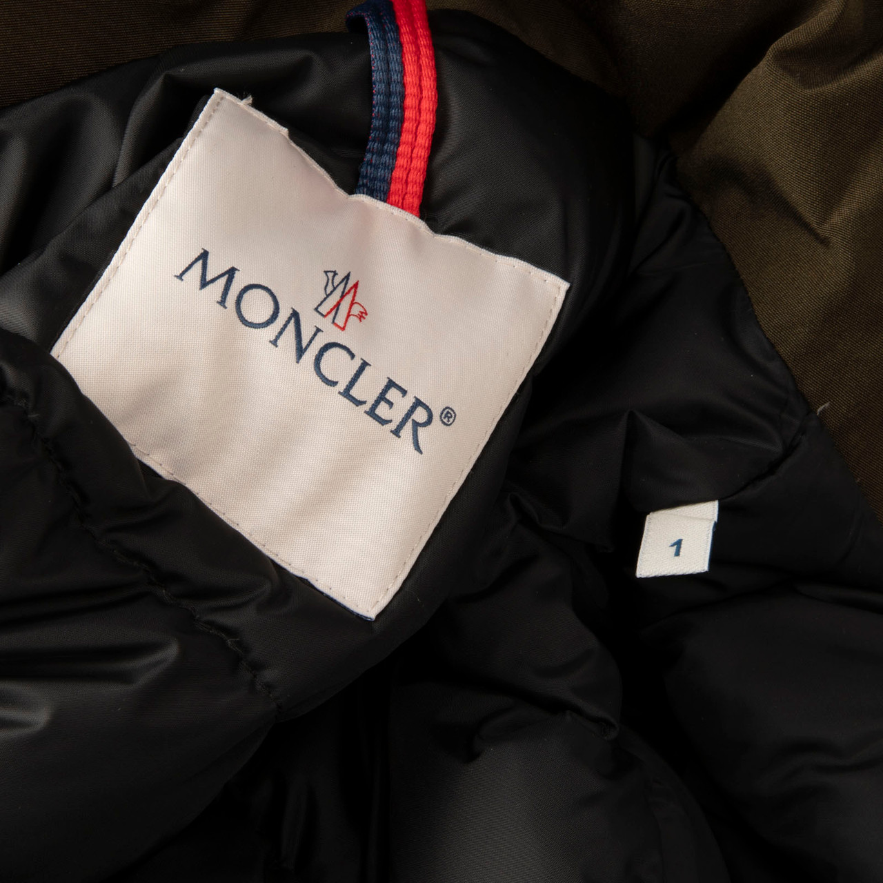 Moncler Khaki Jaseur Giubbotto Parka Coat