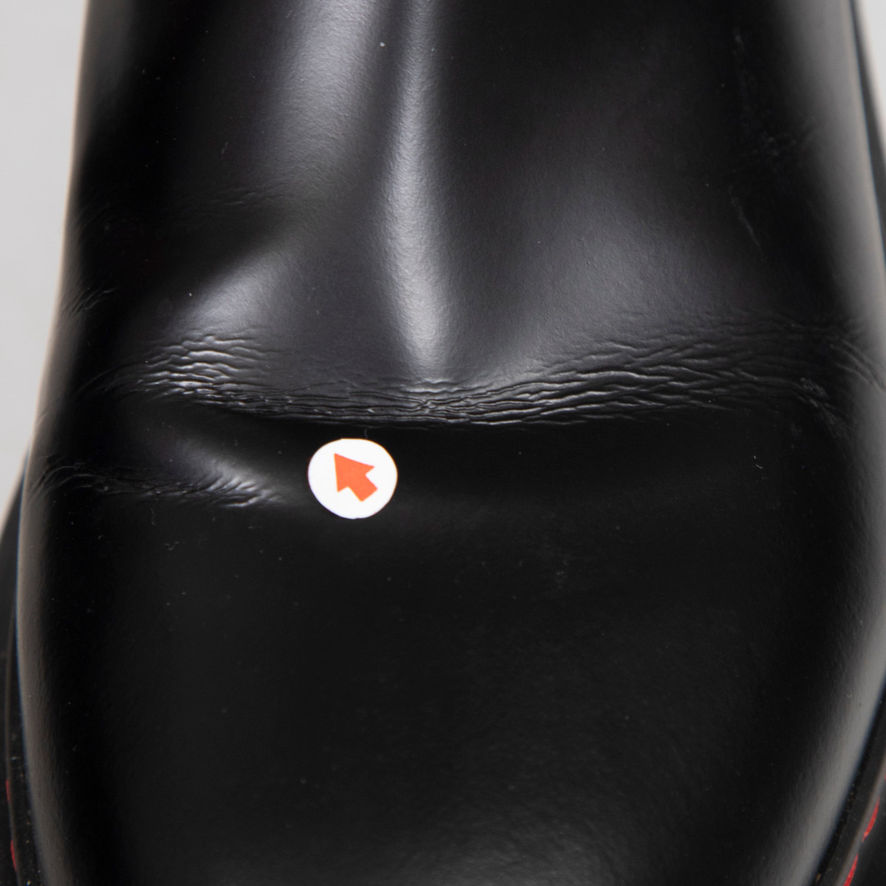Alexander McQueen Black & Red Leather Hybrid Chelsea Boots