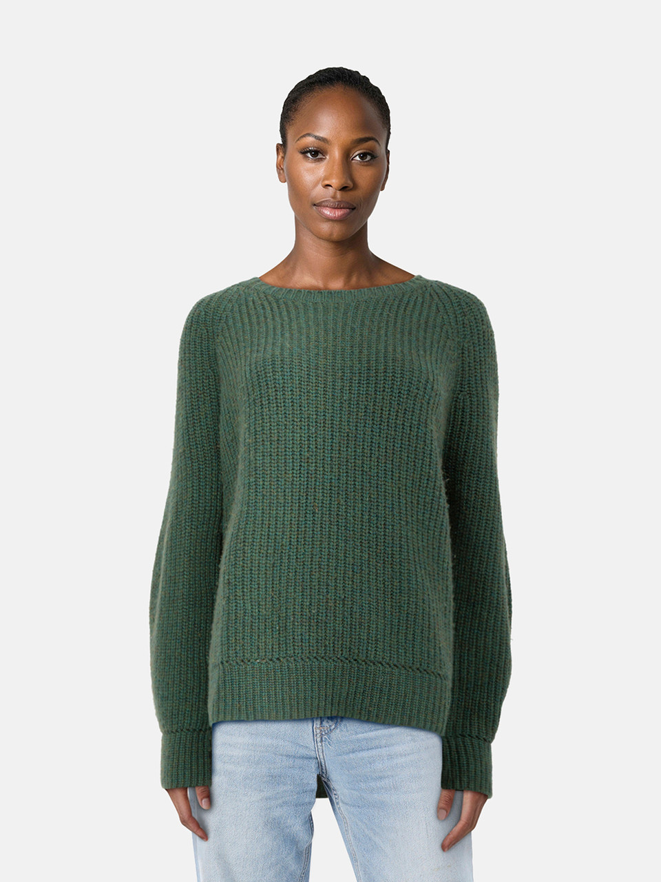 Loro Piana Green Cashmere Knit Jumper