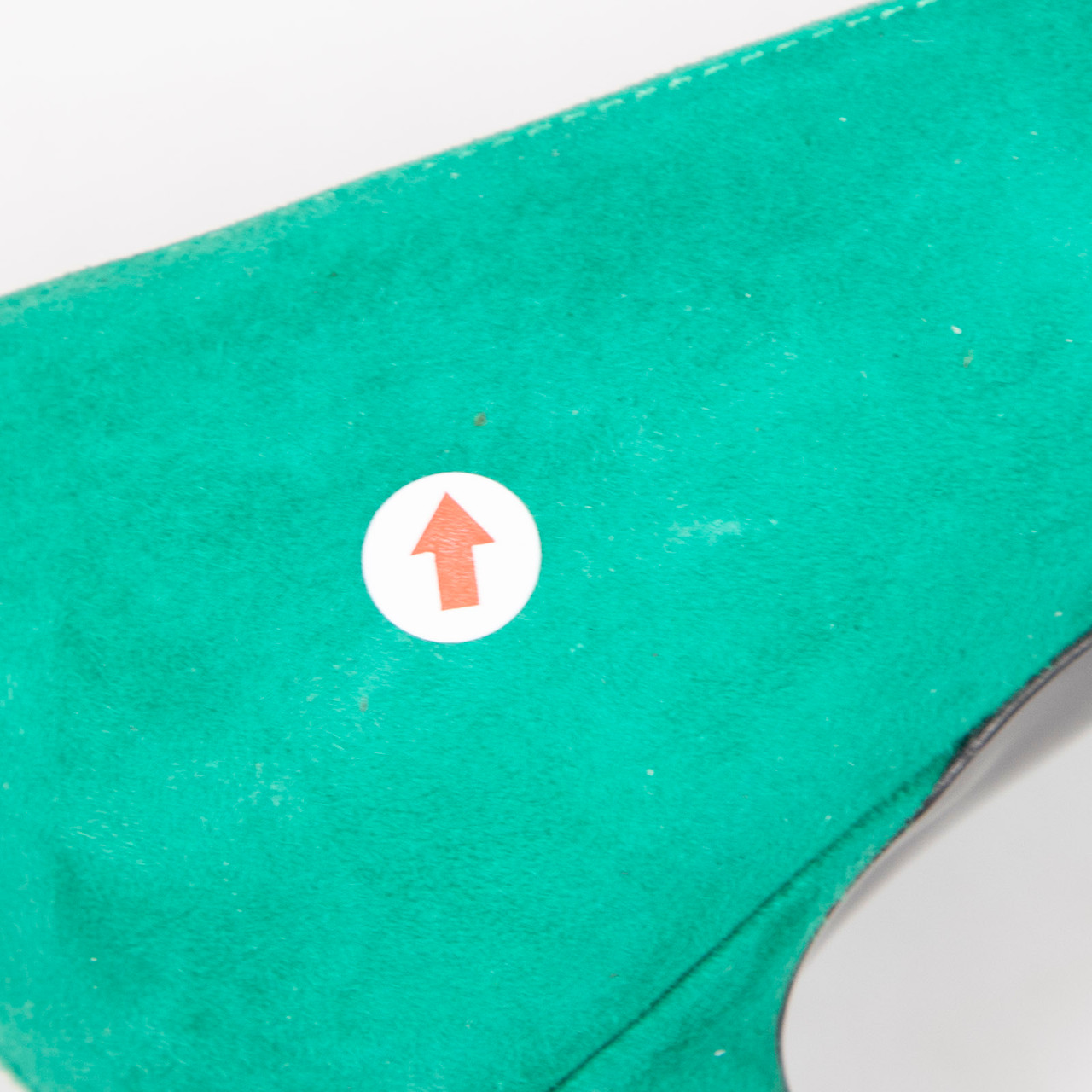 Prada Green Suede Low Heel Pumps