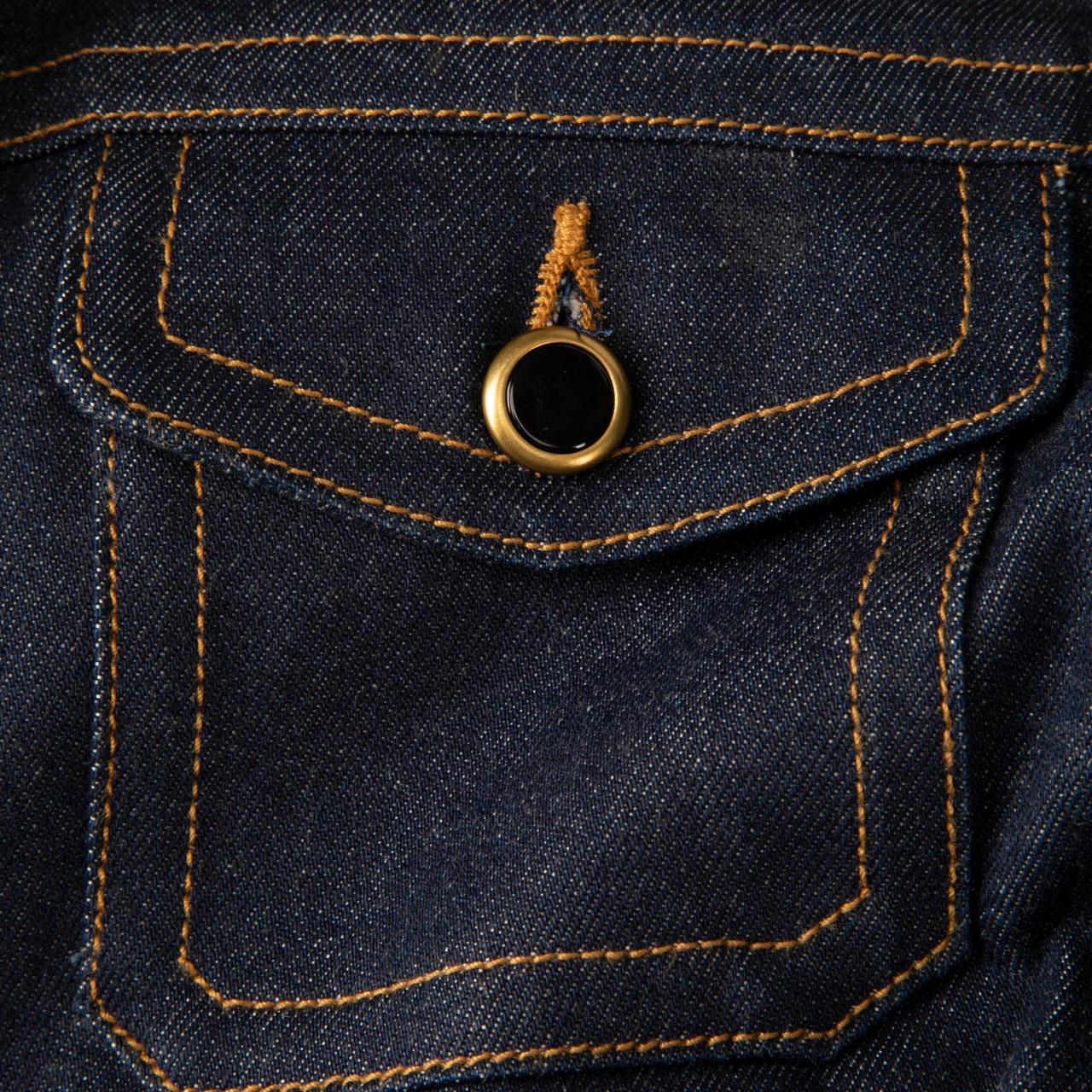 Khaite Blue Denim Faux Shearling Lined Jacket