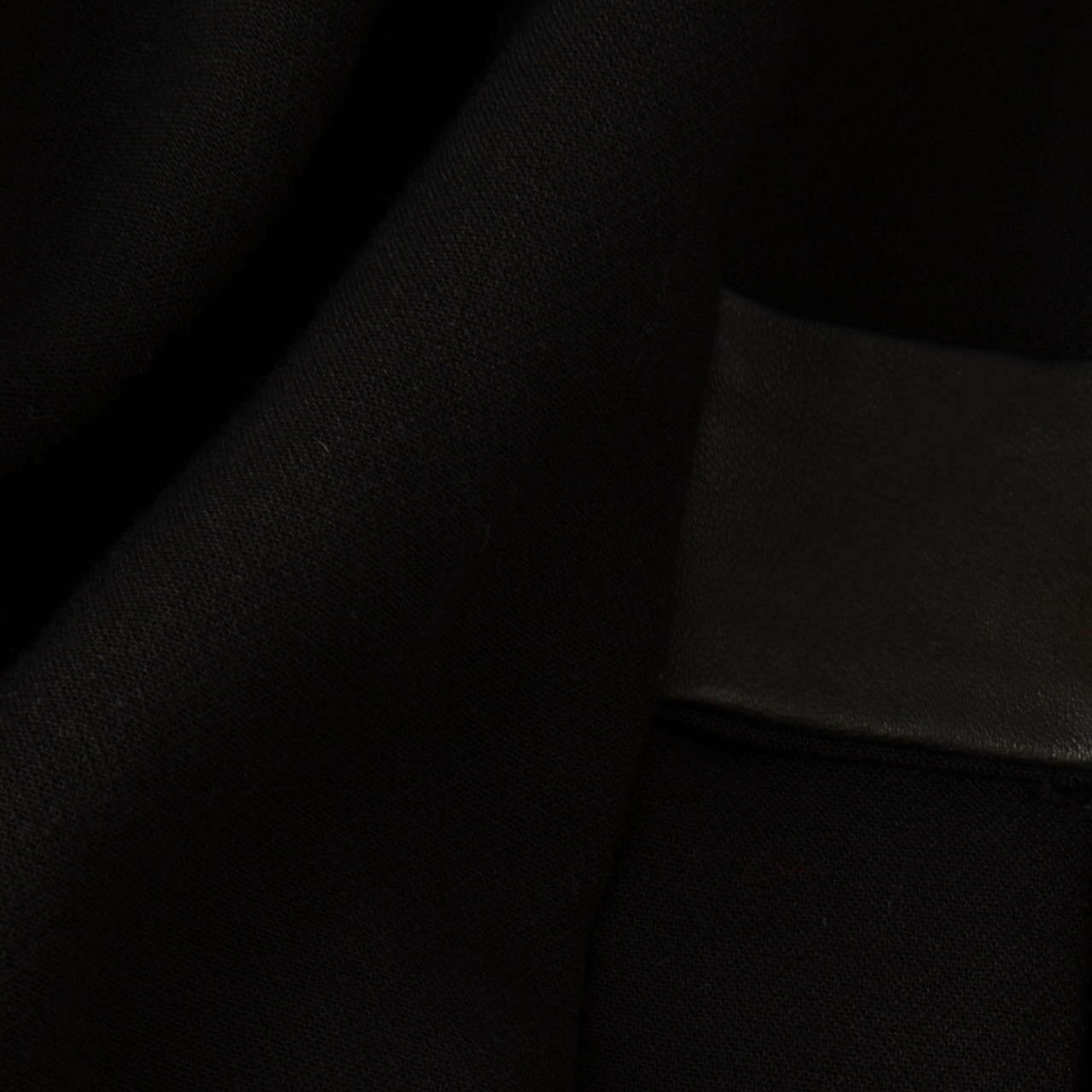 Sandro Black Button Up Collarless Blazer