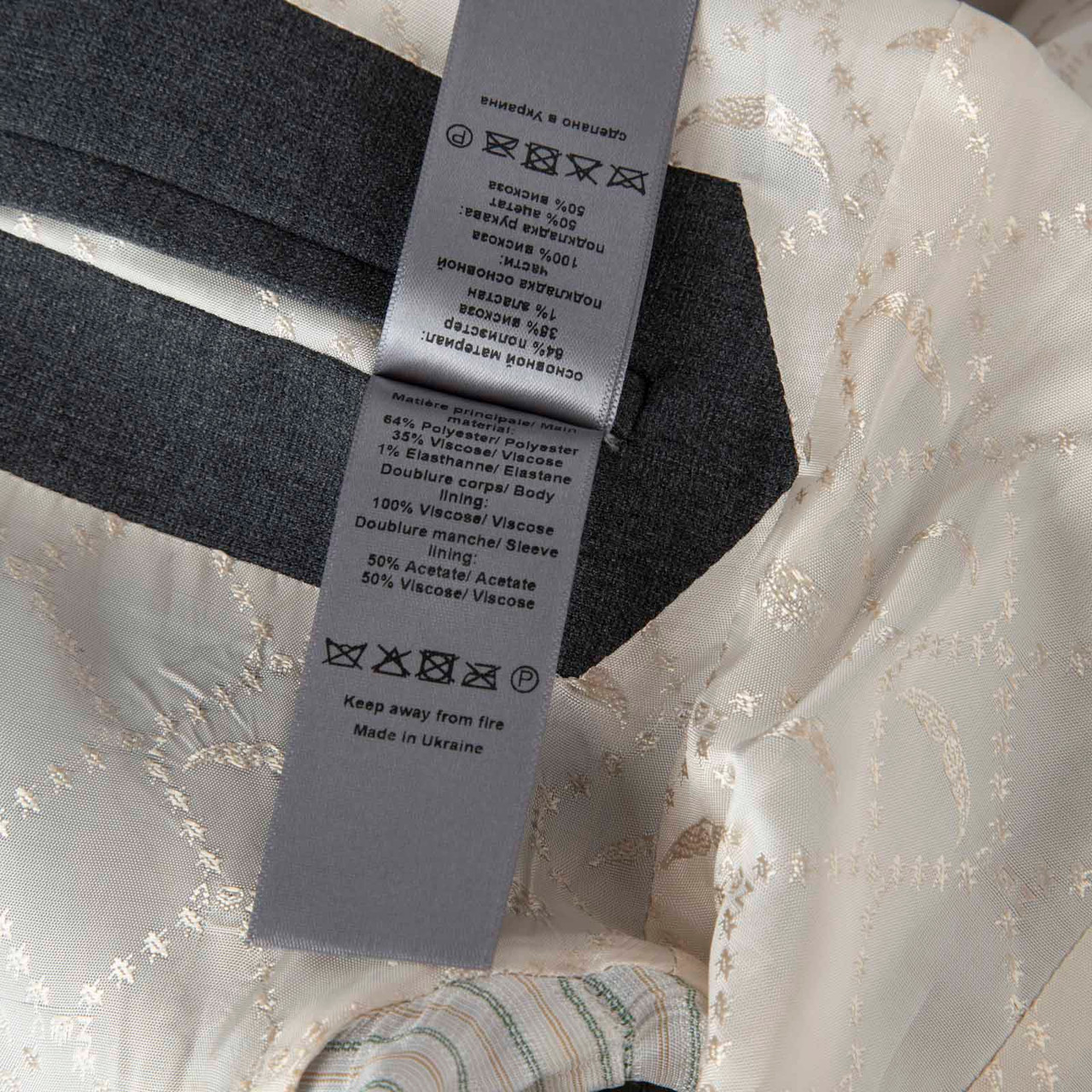 Zadig & Voltaire Grey Embellished Paisley Blazer