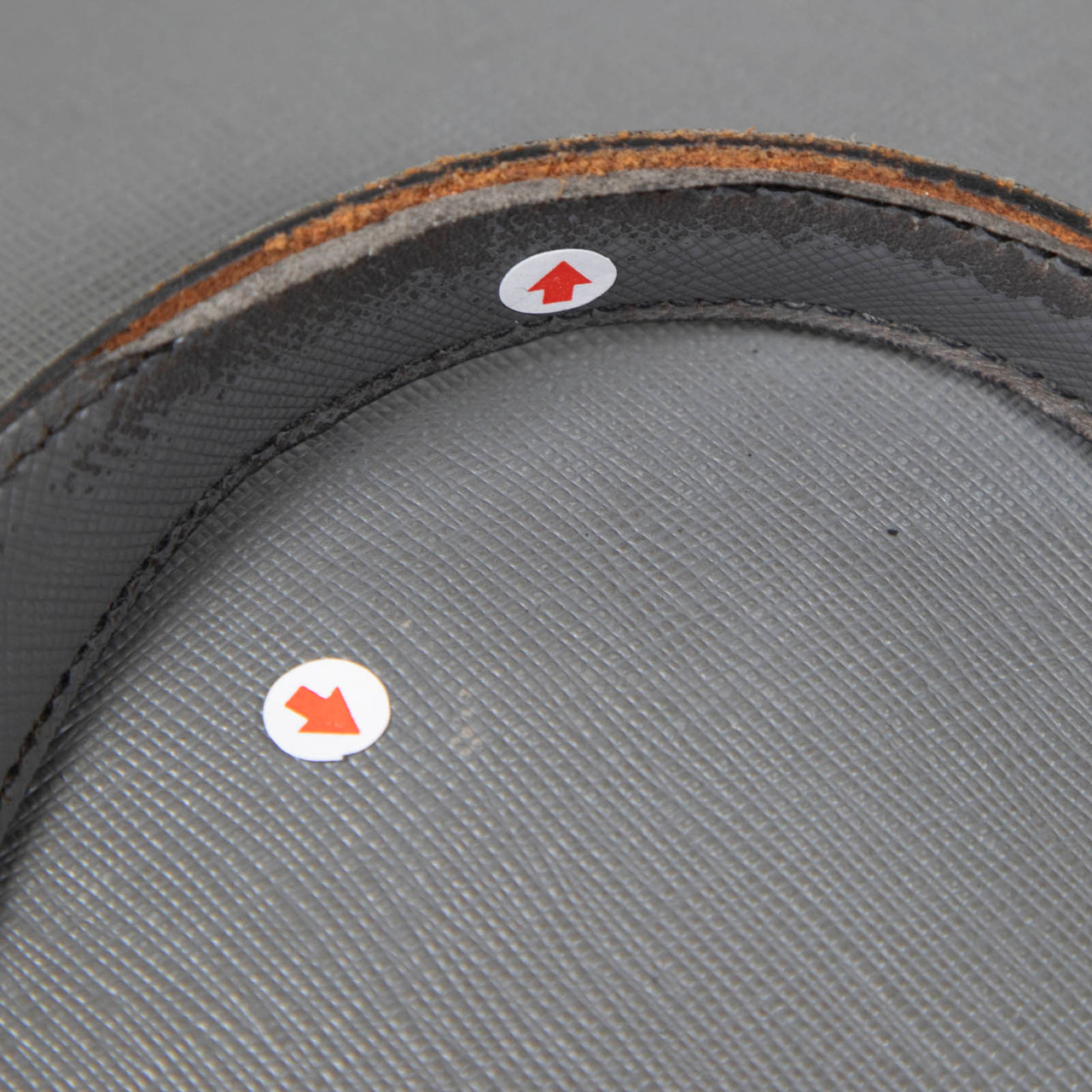 Prada Grey Saffiano Leather Briefcase Bag