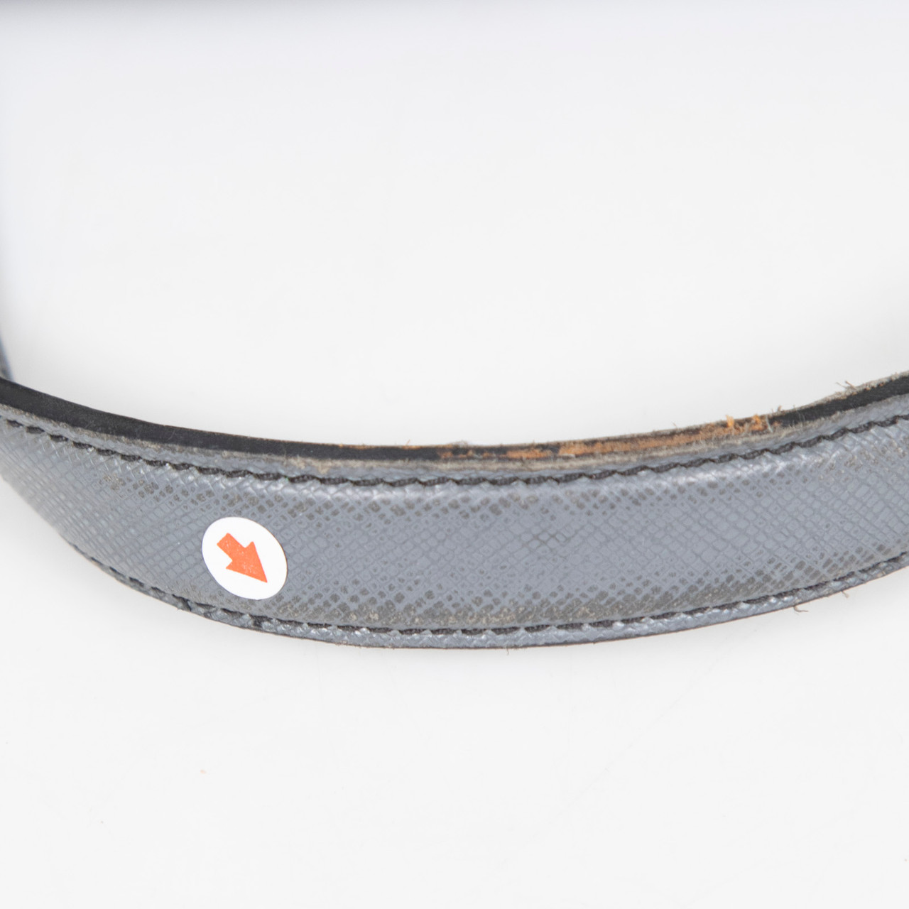 Prada Grey Saffiano Leather Briefcase Bag