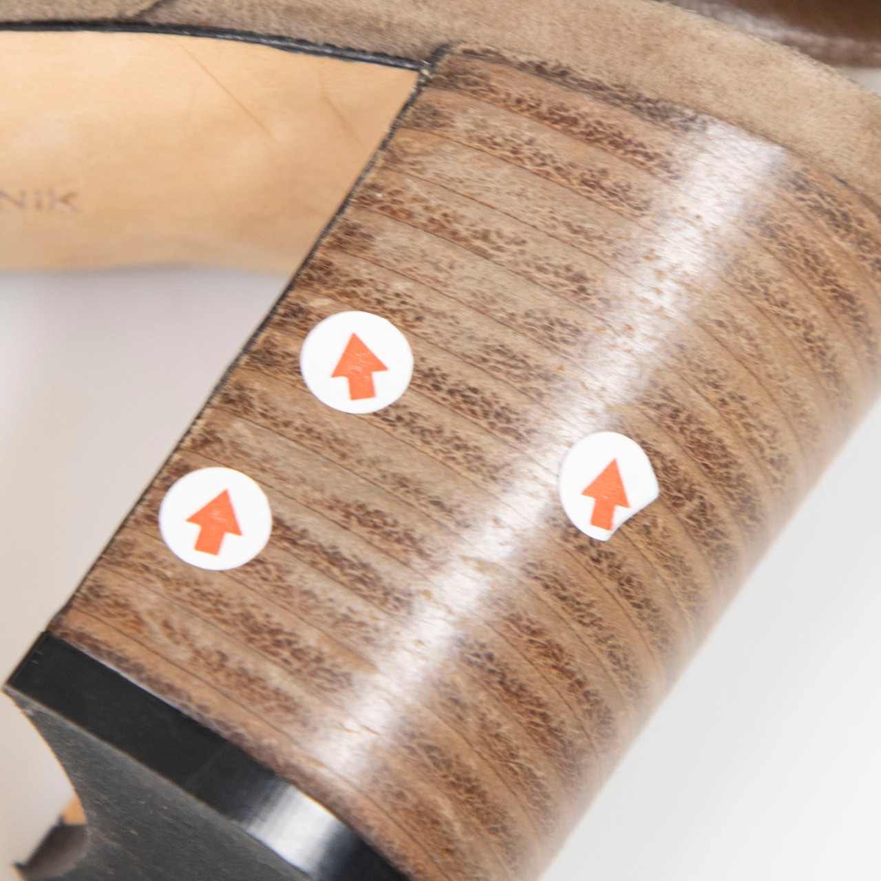 Manolo Blahnik Khaki Suede Attal Gladiator Sandals