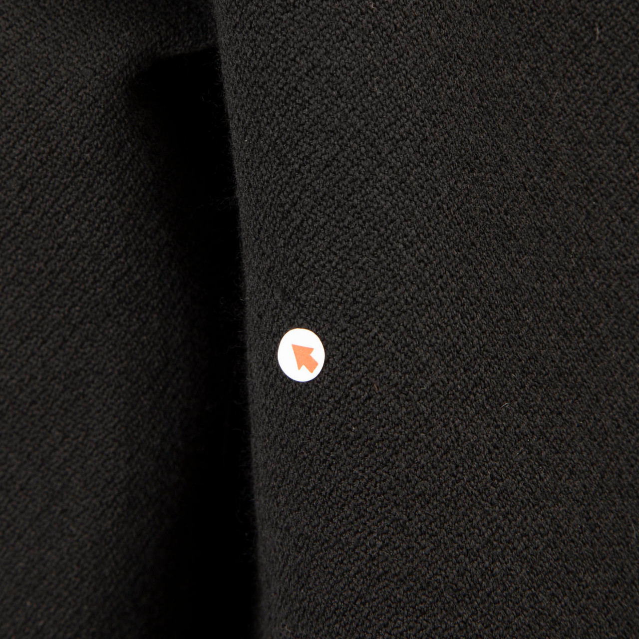 Maje Black Double Breasted Collared Jacket