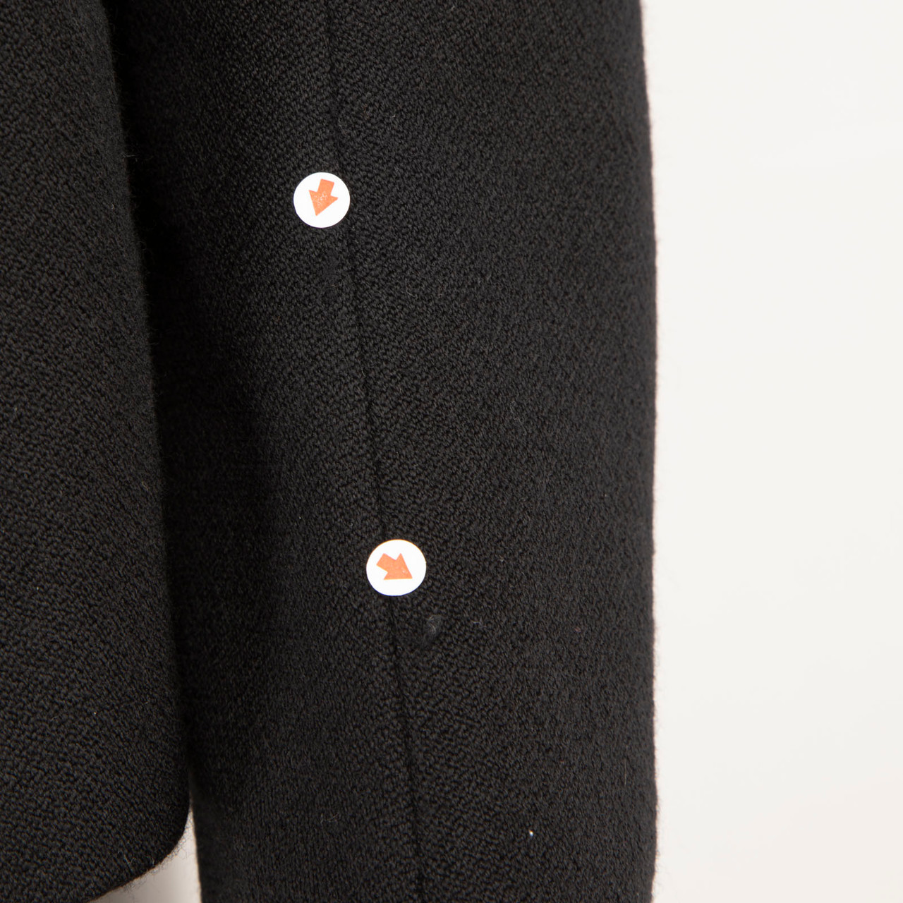 Maje Black Double Breasted Collared Jacket