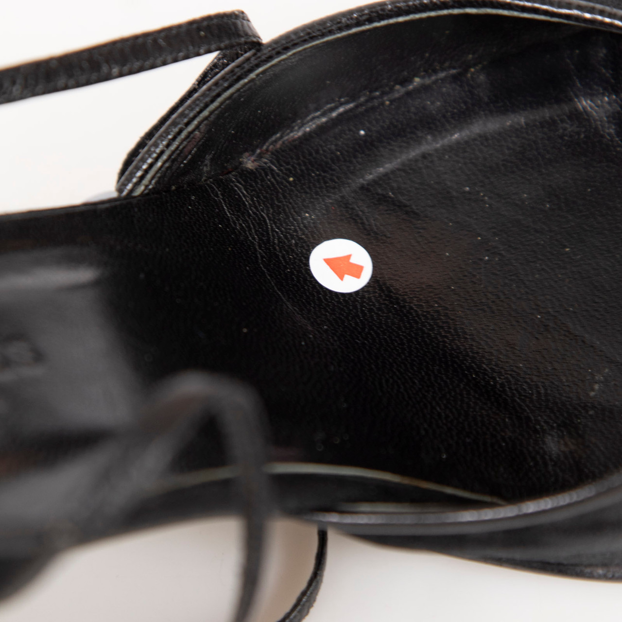 Hermès Black Pointed Toe Strappy Heels