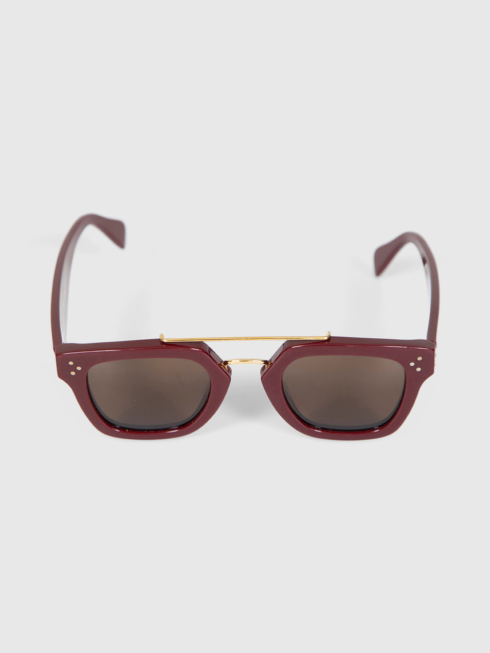 Céline Burgundy Acetate Sunglasses