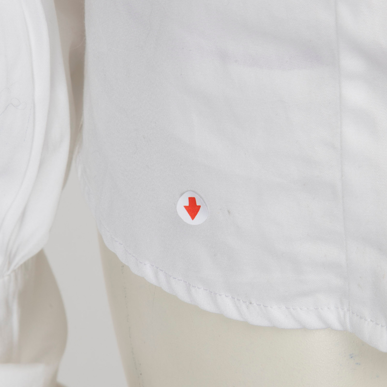 Carolina Herrera White Knot Sleeve Shirt