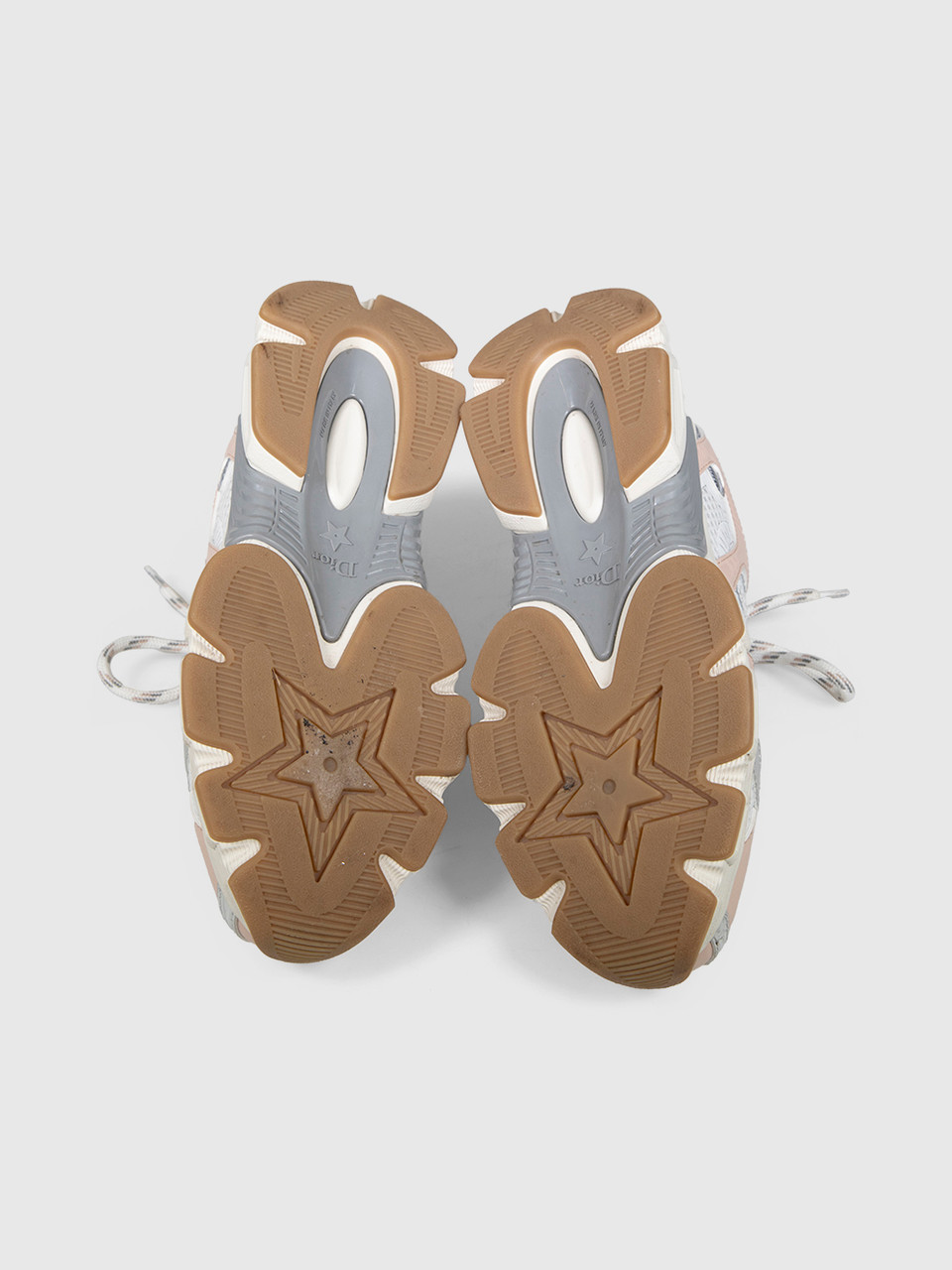 Dior Nude & Silver Tone Chrono Trainers