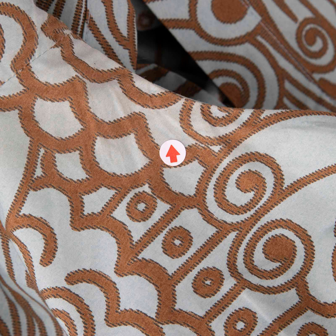 Marni Blue & Brown Pattern Dress