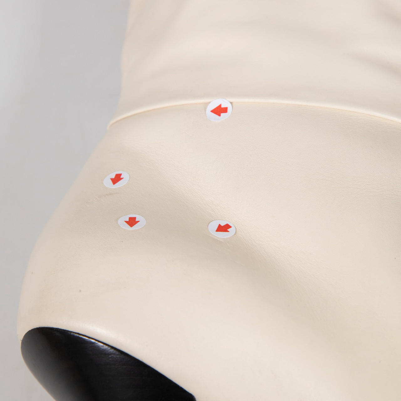 The Row Cream Bourgeoisie Over the Knee Boots
