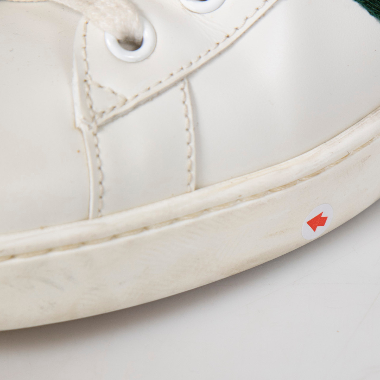 Gucci White Bee Embroidery Ace Trainers