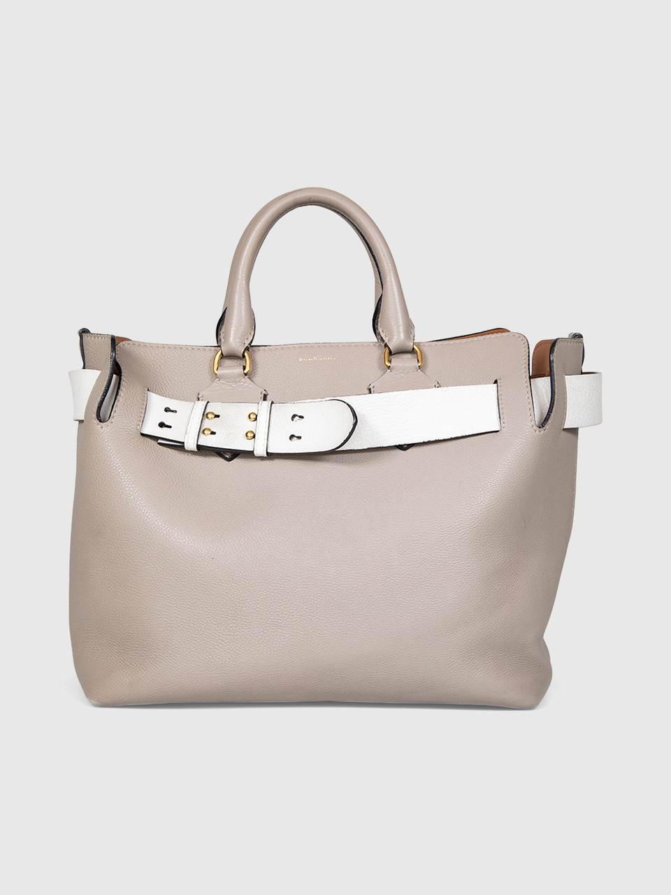 Burberry Grey Leather The Belt Bag