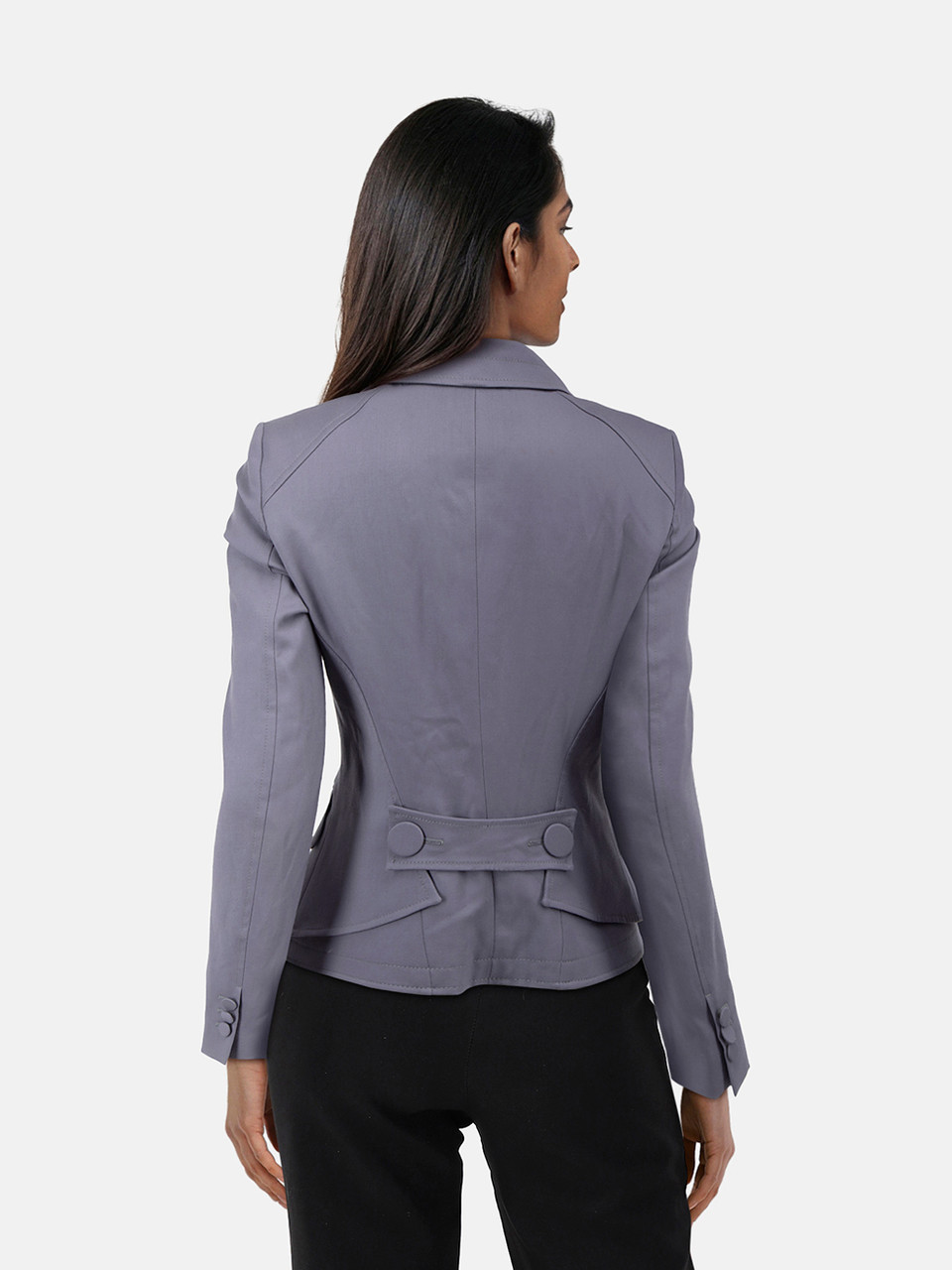 John Galliano Purple Wool Double Breast Blazer