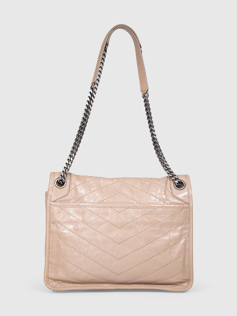 Saint Laurent Beige Leather Niki Medium Bag
