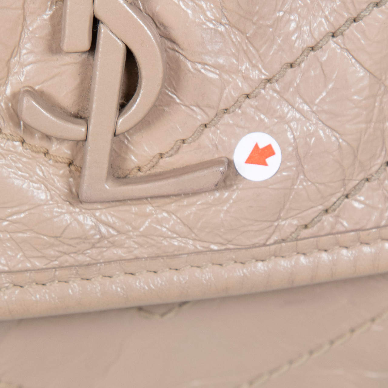 Saint Laurent Beige Leather Niki Medium Bag