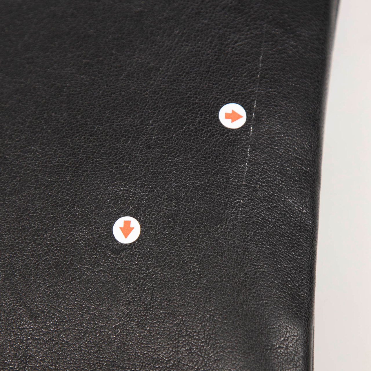 Saint Laurent Black Leather Star Clutch Bag