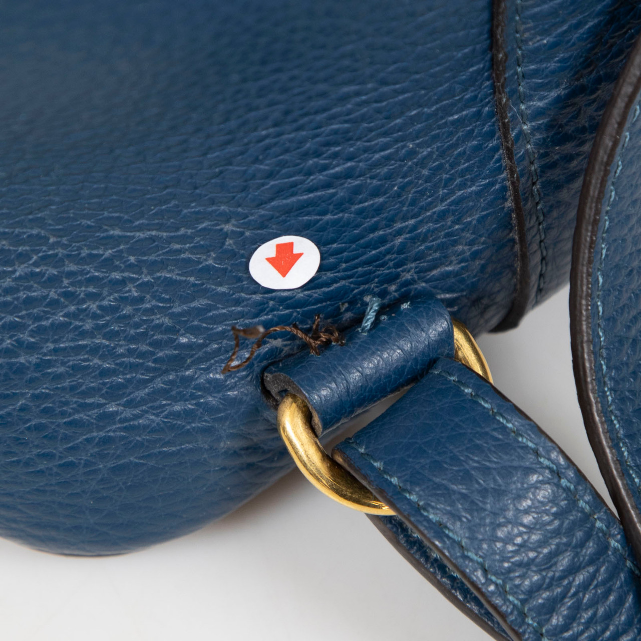 Mulberry Blue Leather Bayswater Backpack