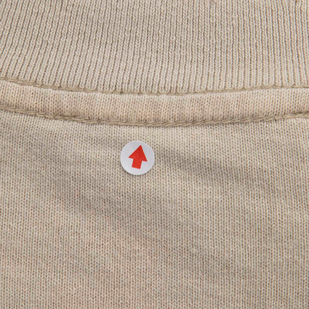 Acne Studios Beige Graphic Mesh Sleeve Top