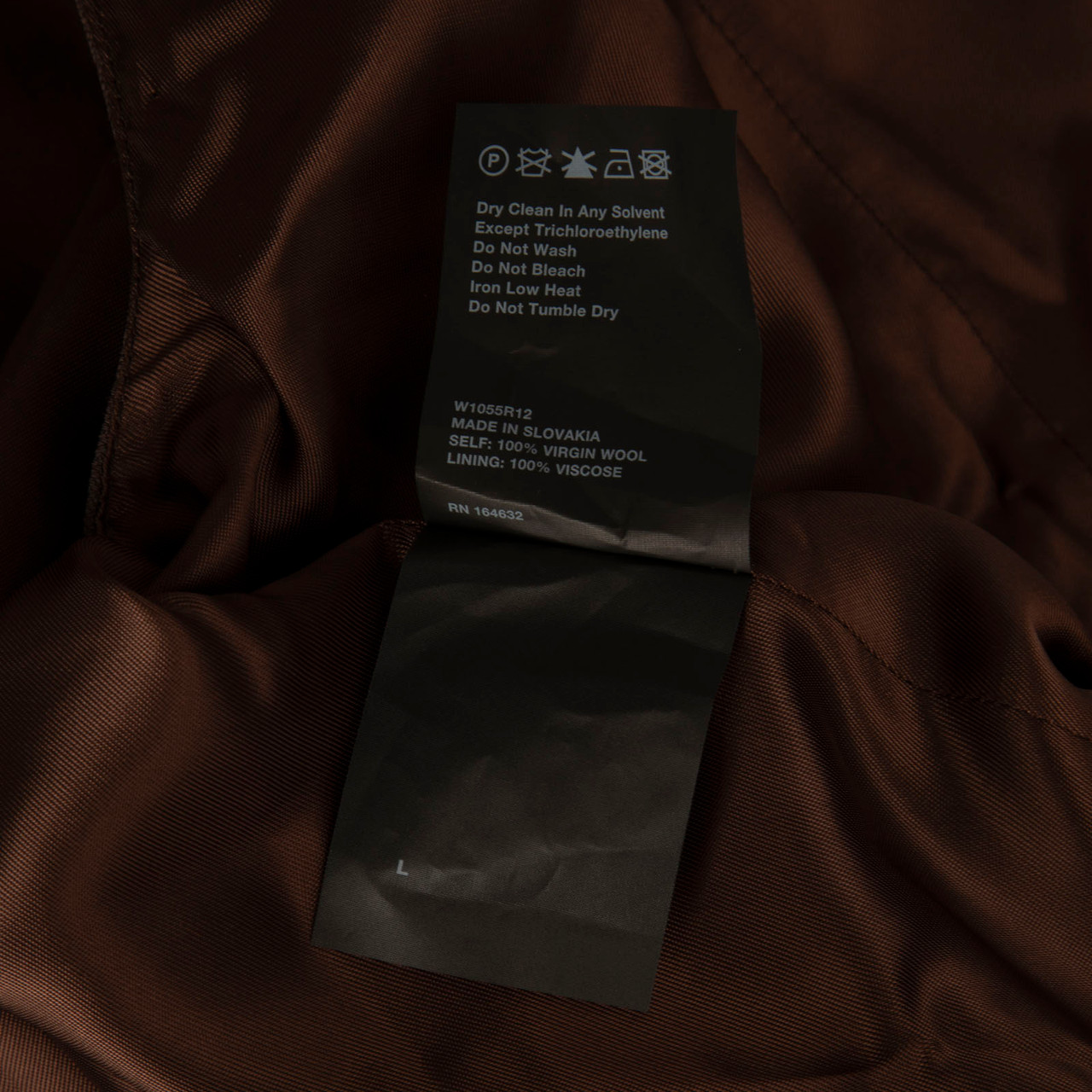 Wardrobe.NYC Dark Brown Wool Waistcoat