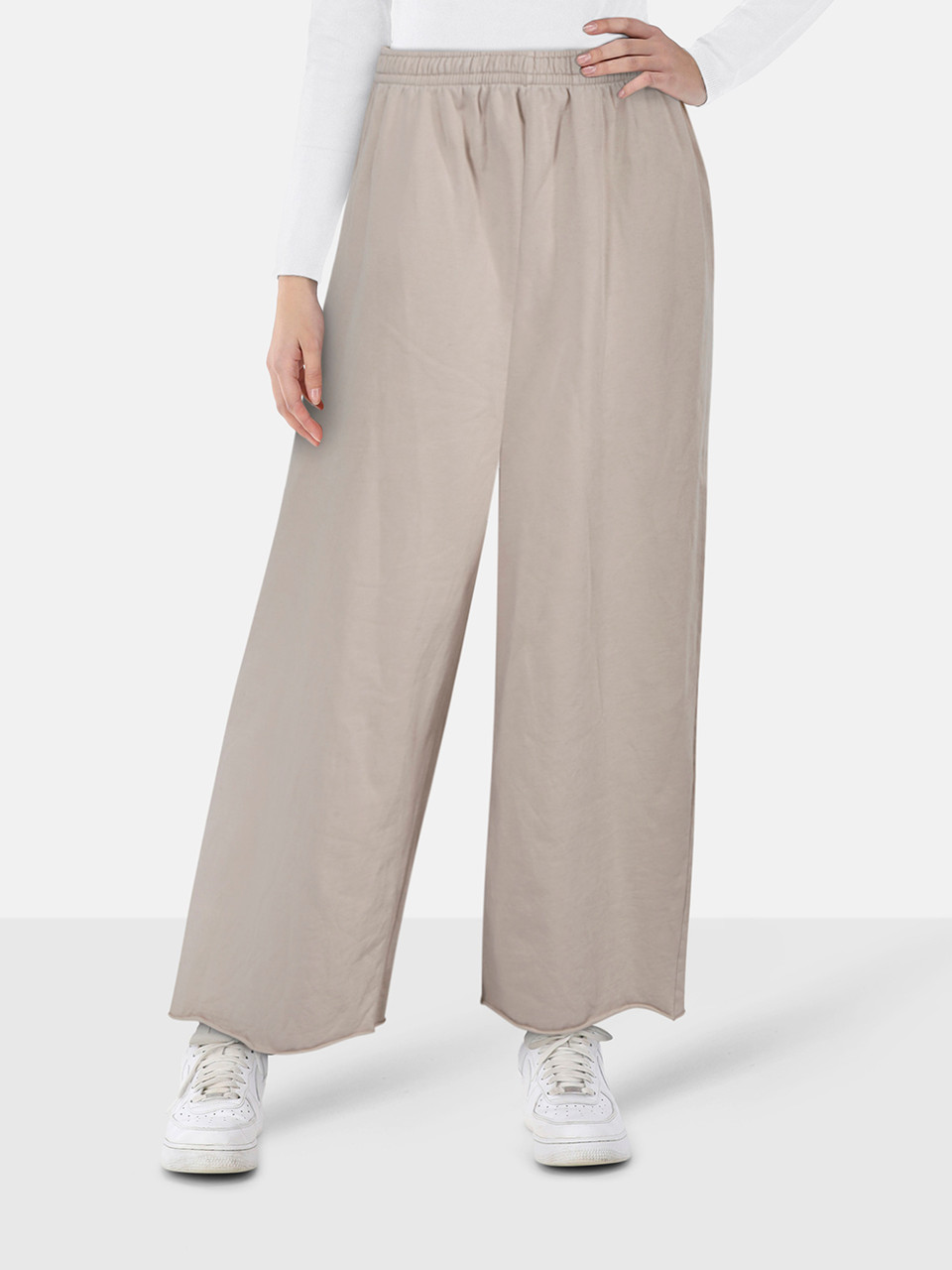 Acne Studios Beige Wide Leg Elasticated Joggers