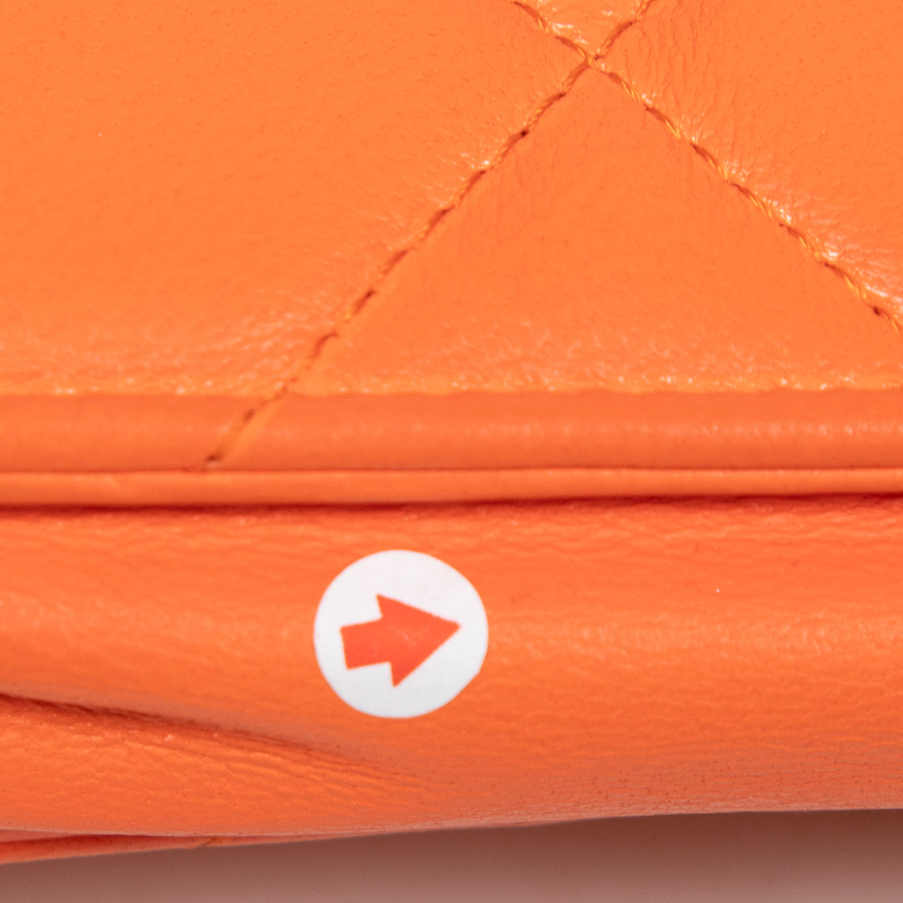 Chanel 2019 Orange Leather 19 Wallet on Chain