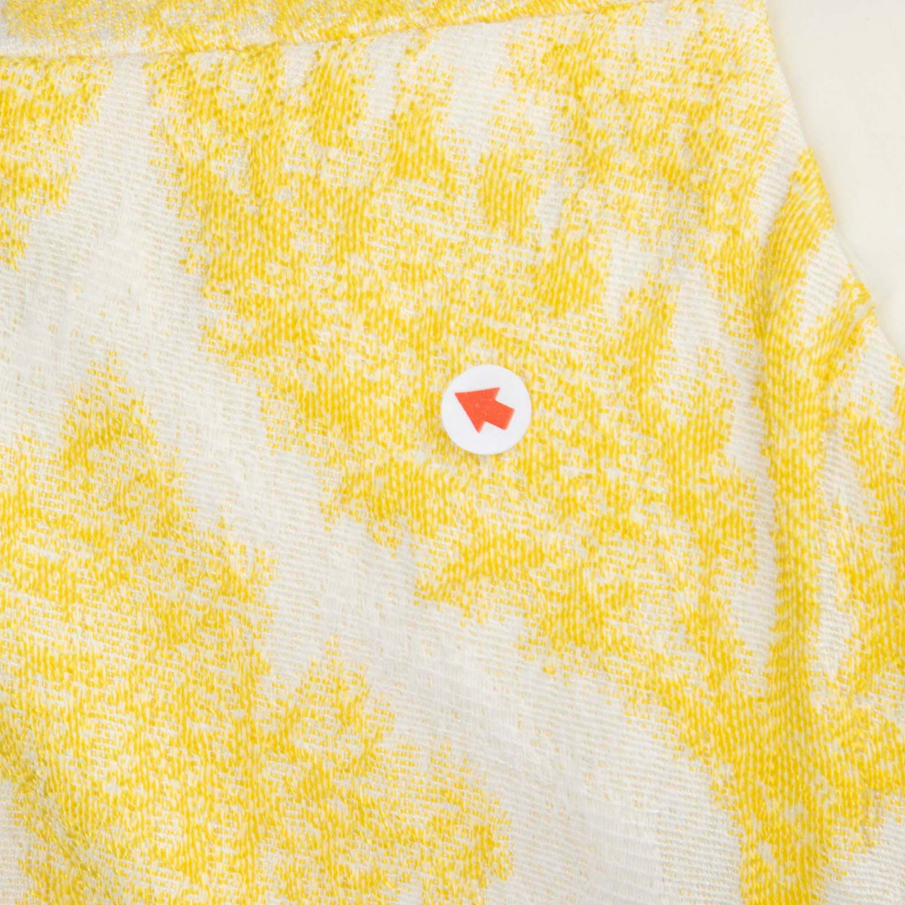 Diane Von Furstenberg Yellow + White Jacquard Dress