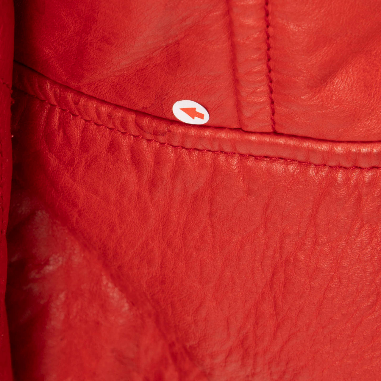 Joseph Red Quilted Leather Biker Jacket