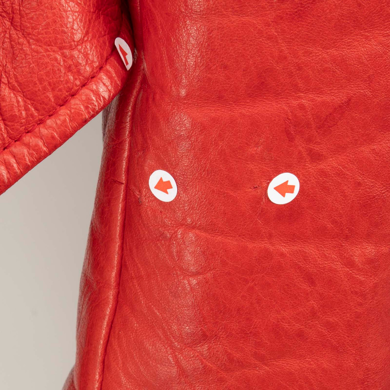 Joseph Red Quilted Leather Biker Jacket