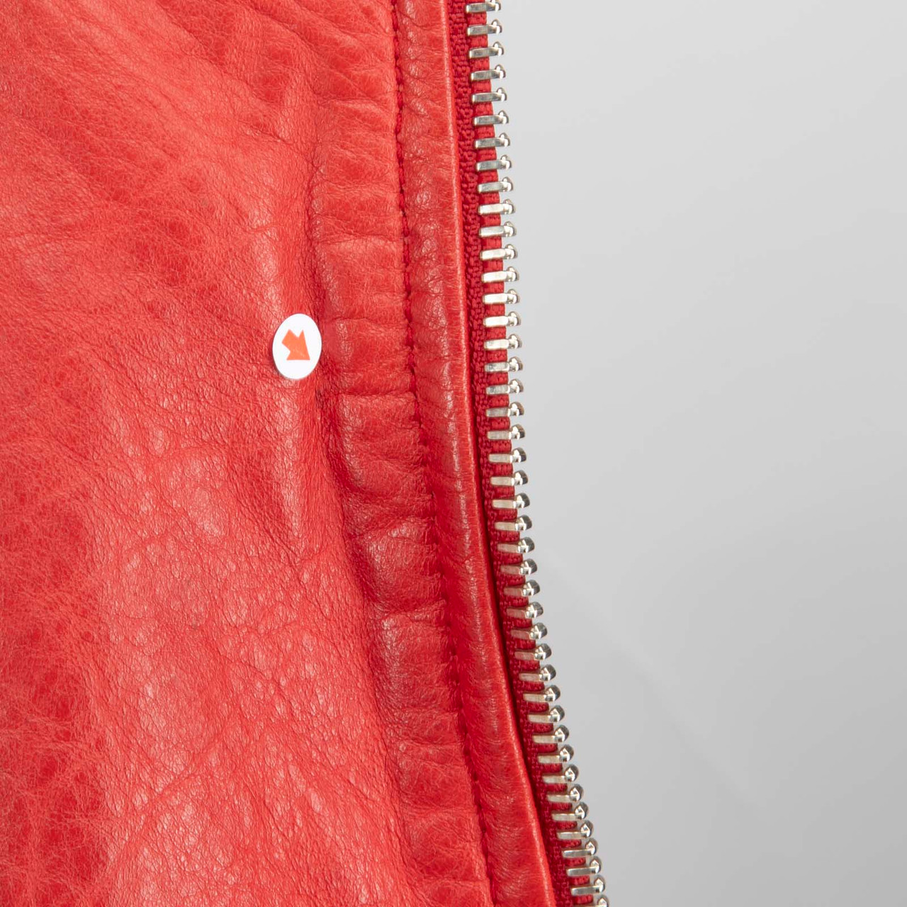 Joseph Red Quilted Leather Biker Jacket