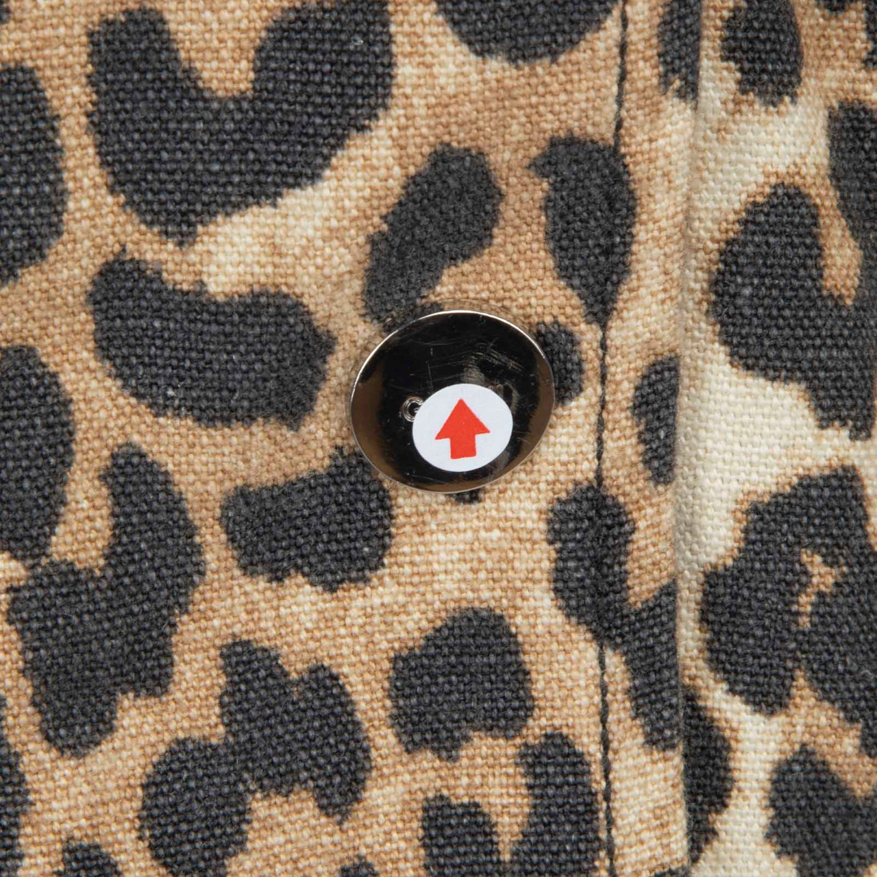 Ganni Brown Leopard Print Jacket