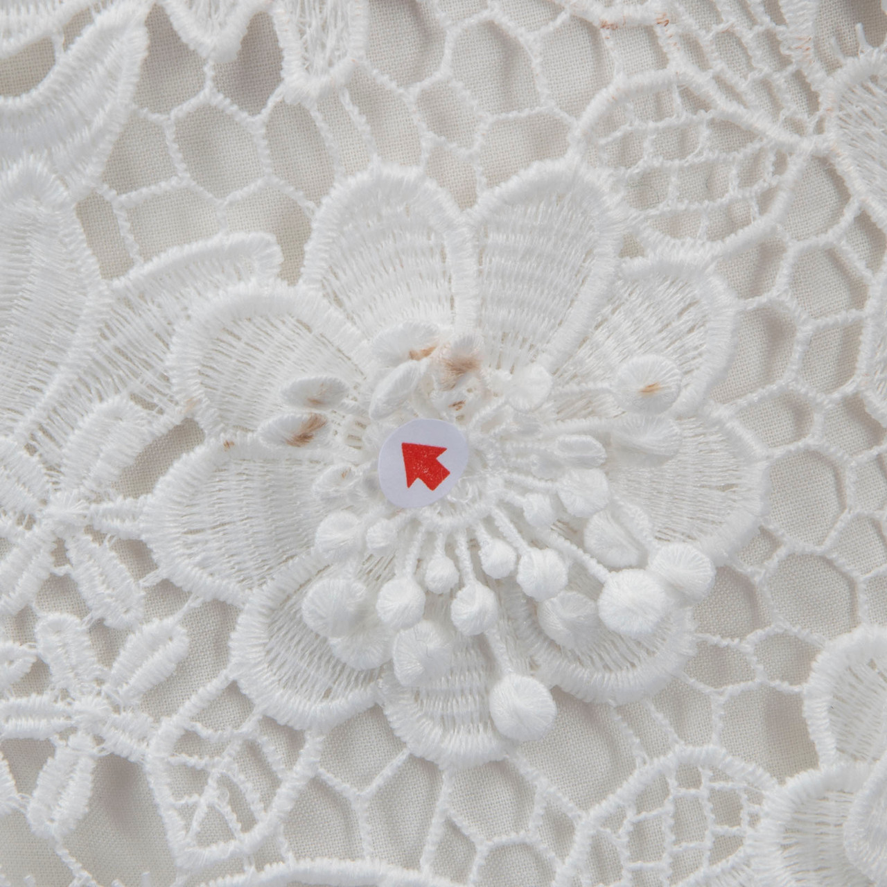Zimmermann White Floral Embellished Dress