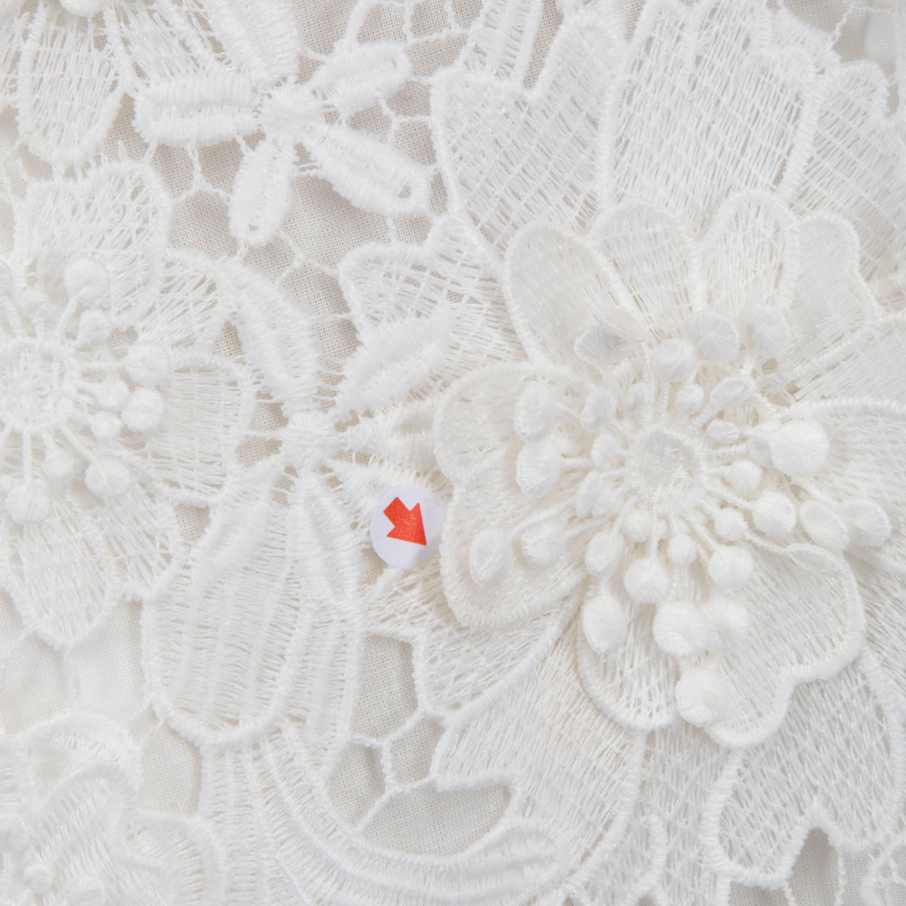 Zimmermann White Floral Embellished Dress