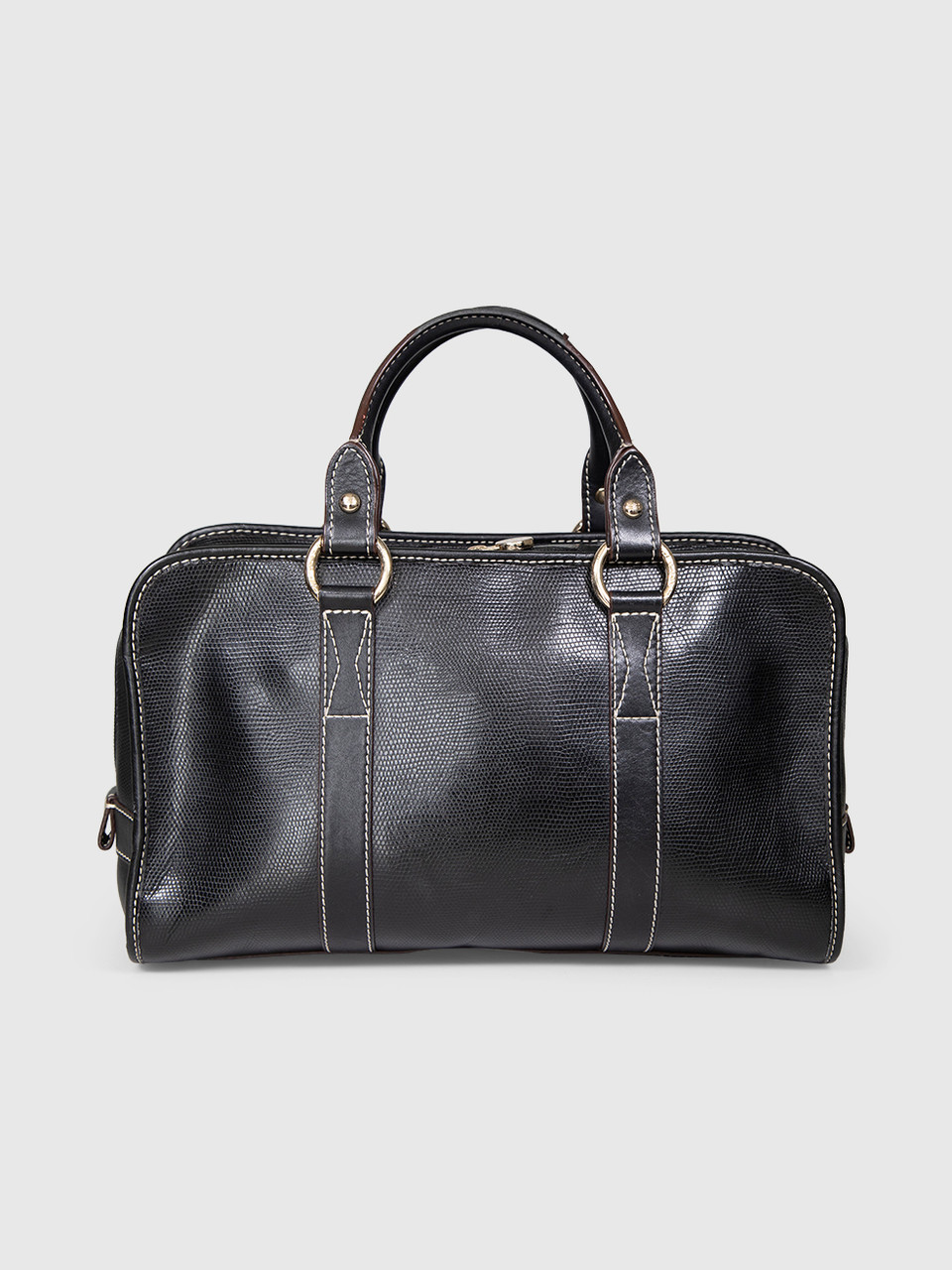 Lancel Black Leather Handbag