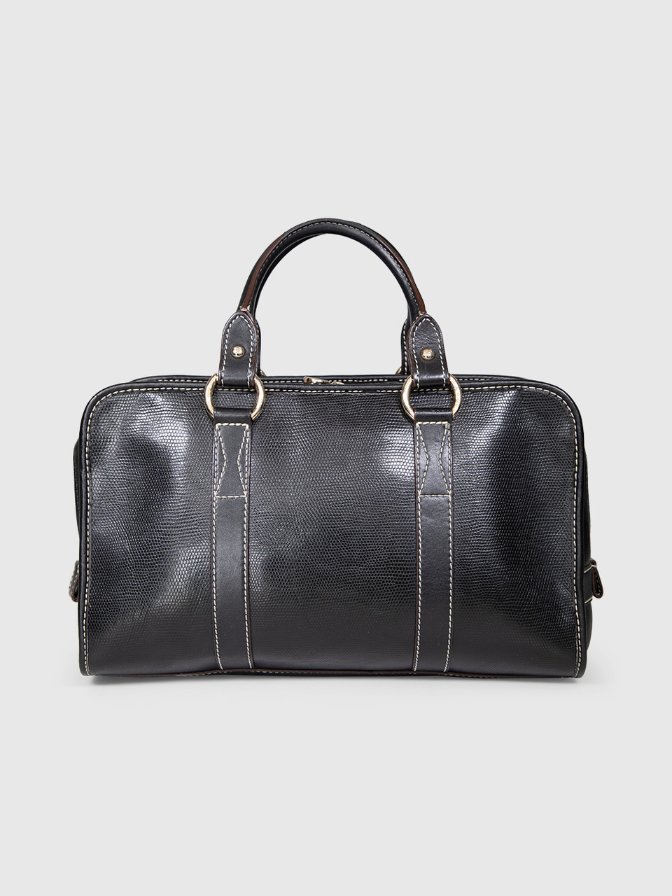 Lancel Black Leather Handbag