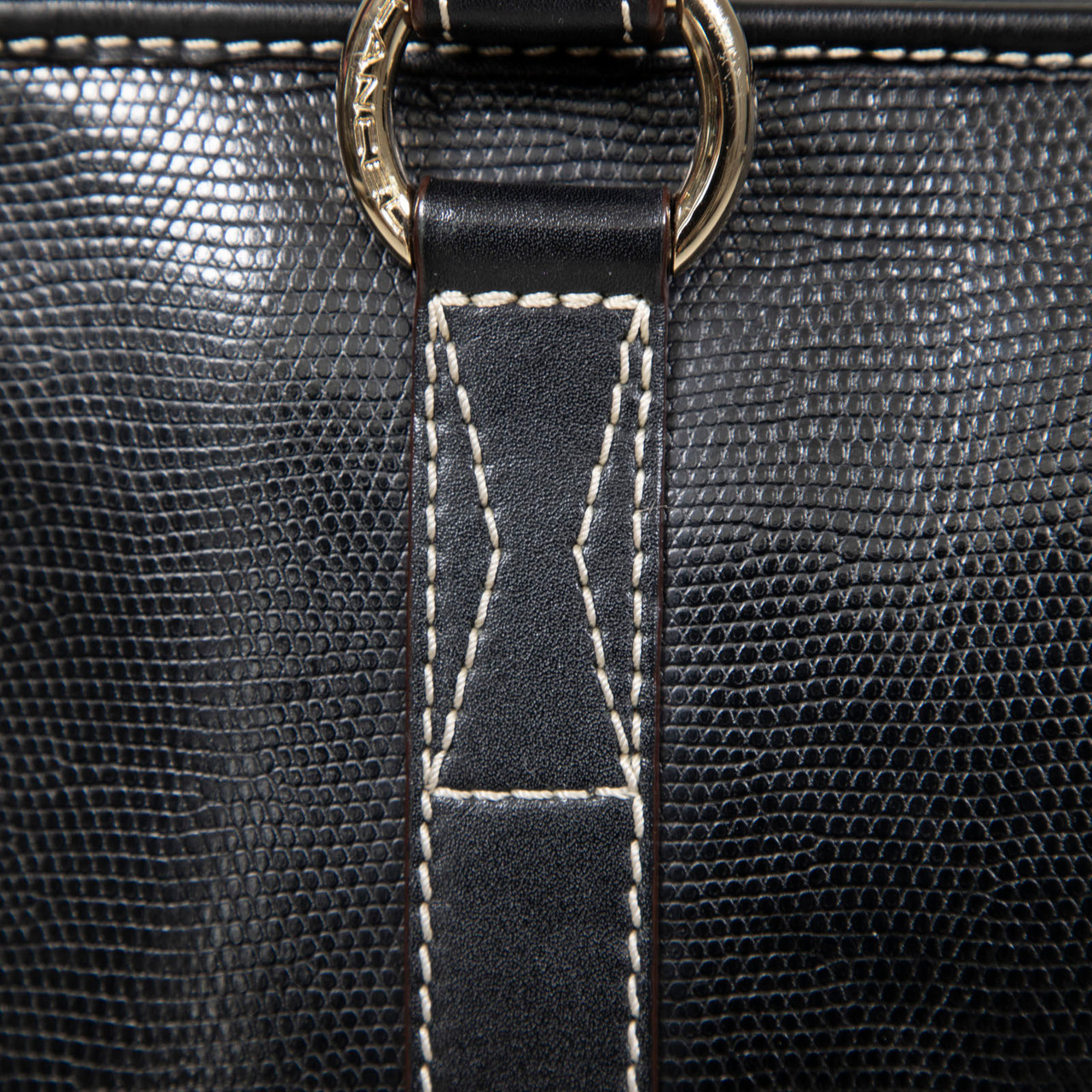 Lancel Black Leather Handbag