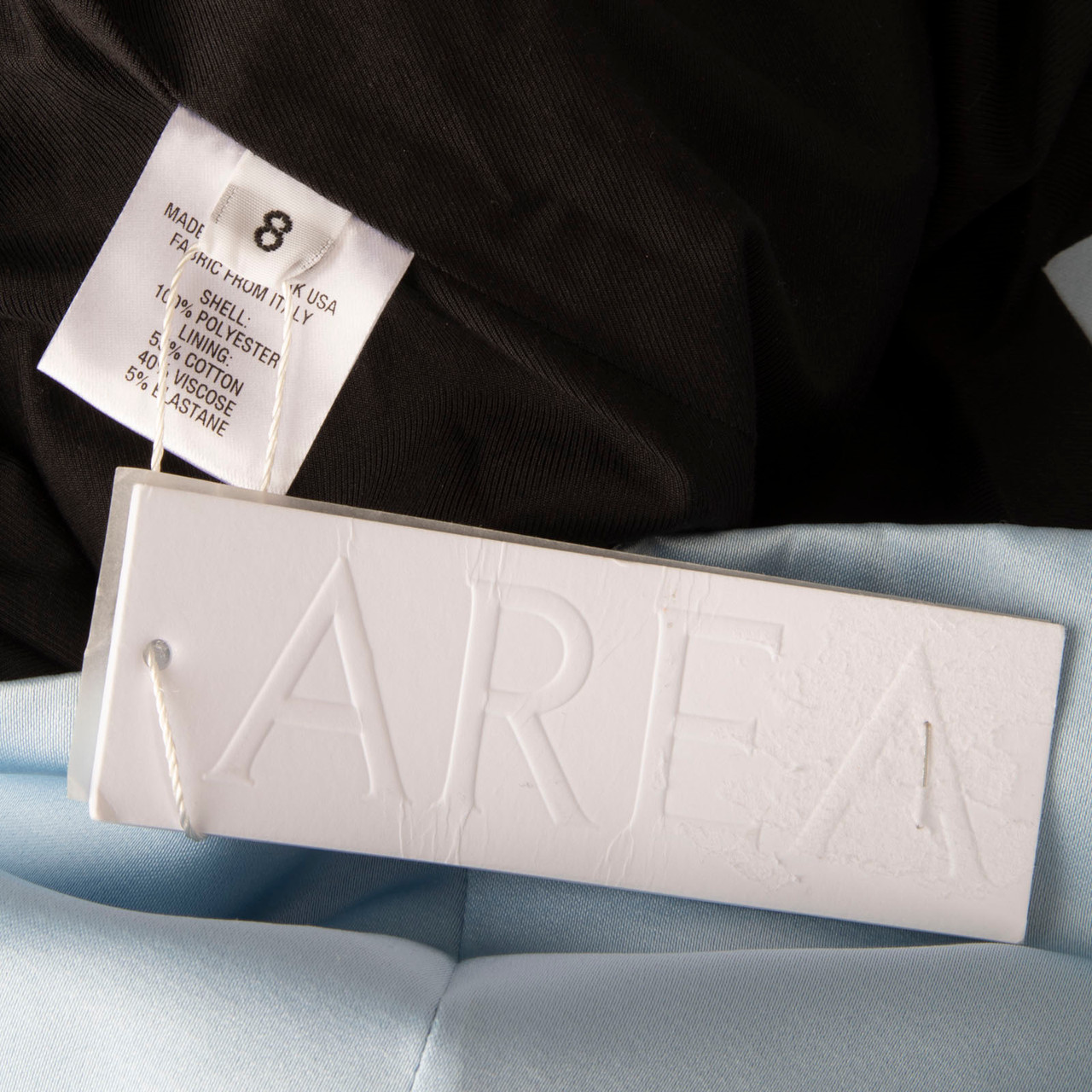 Area Blue Sculpted Butterfly Dress