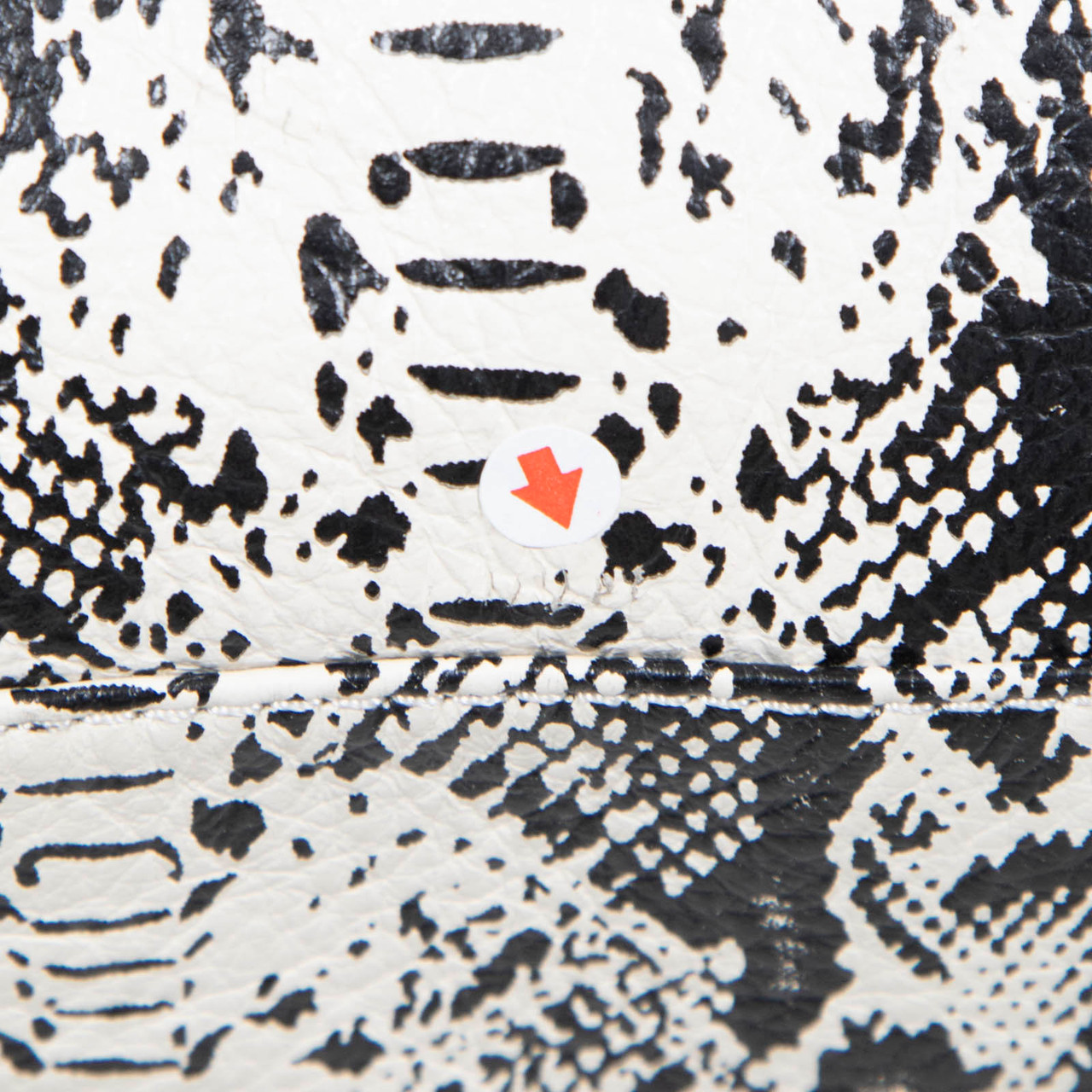 Marc Jacobs Grey Leather Snake Print Tote Bag