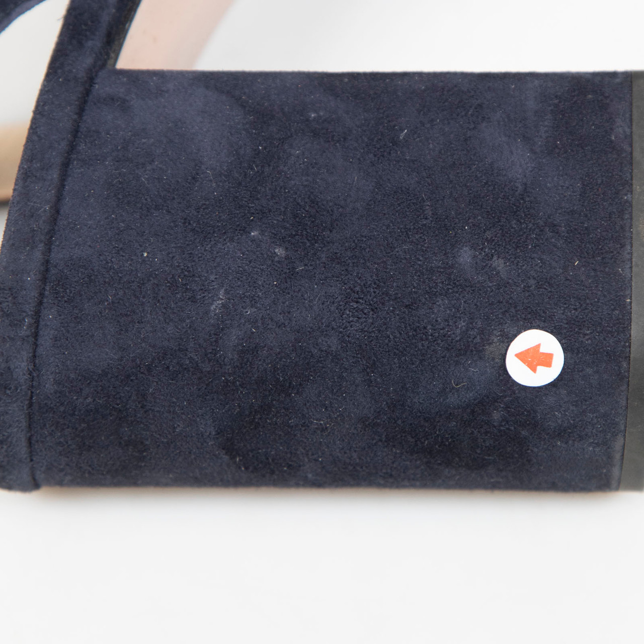 Prada Navy Suede Platform Sandals