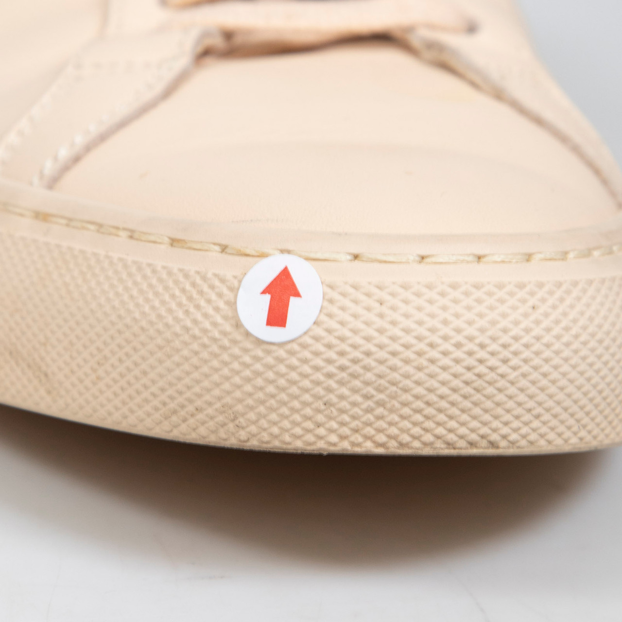 Common Projects Beige Leather Low Top Trainers
