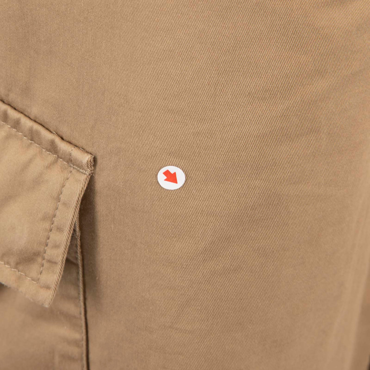 Céline Beige Raw Hem Cargo Shorts