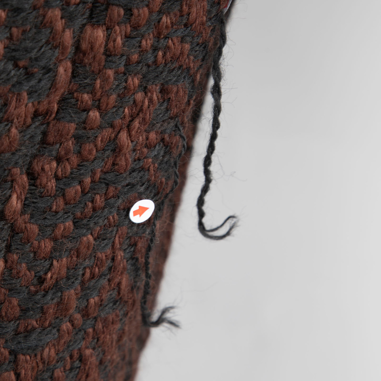 Loewe Brown & Black Wool Herringbone Jacket