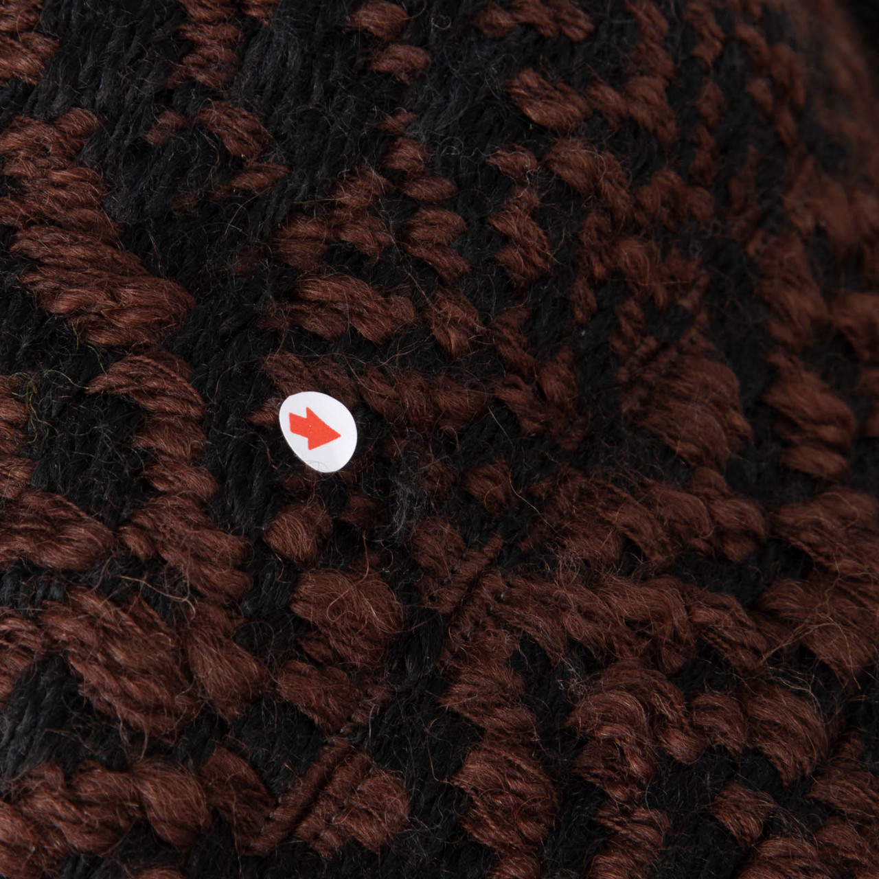 Loewe Brown & Black Wool Herringbone Jacket