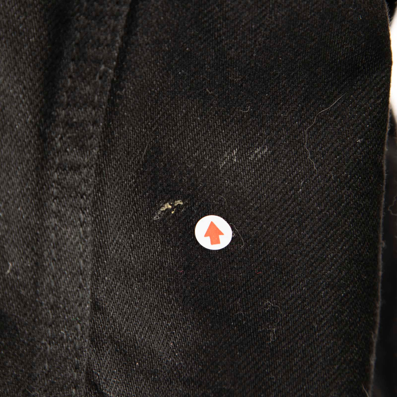 Saint Laurent Black Denim Leather Collar Jacket