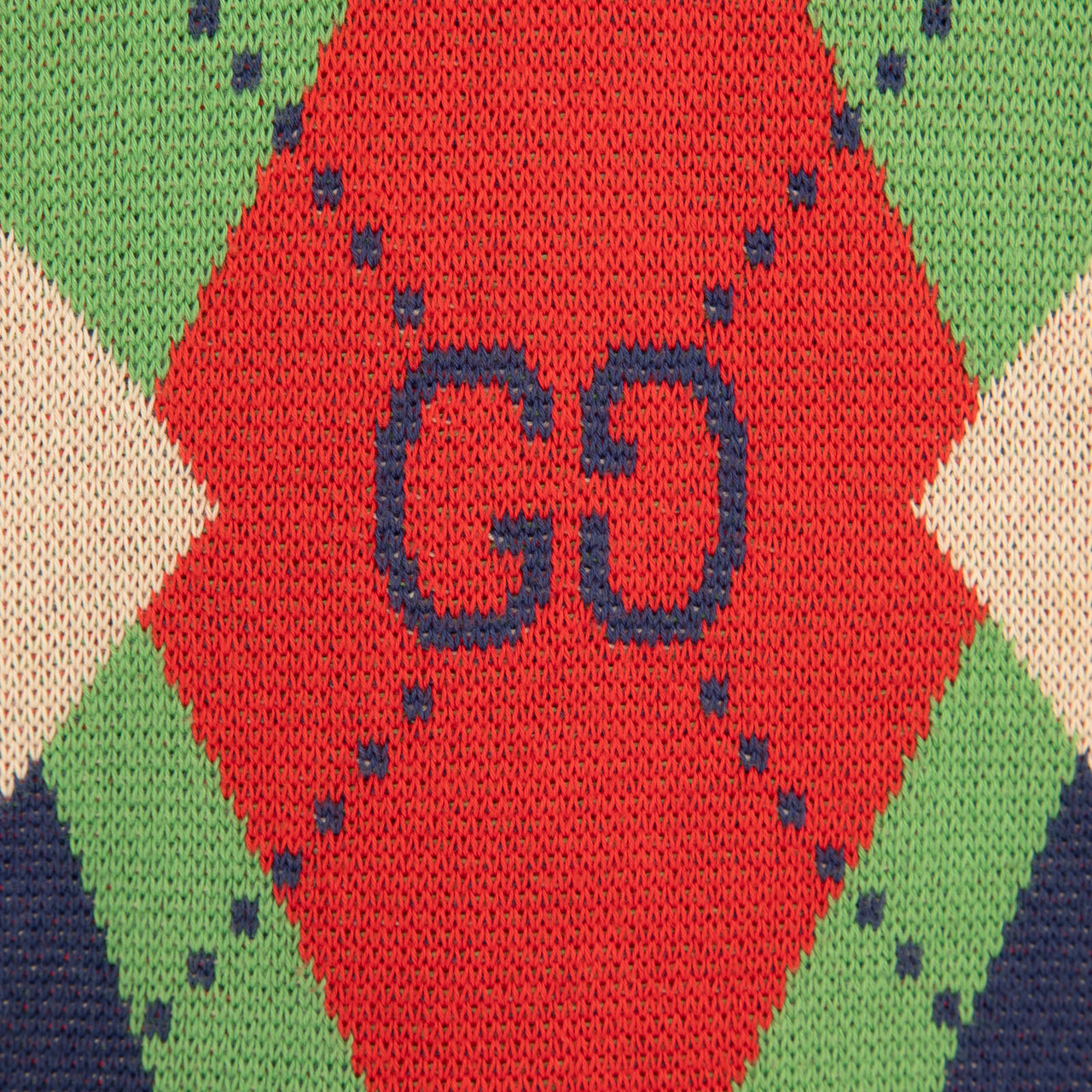Gucci GG Argyle Knit Sweater Vest